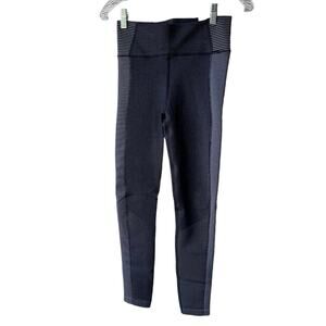 aerie offline black and grey 7/8 hi-rise leggings women small